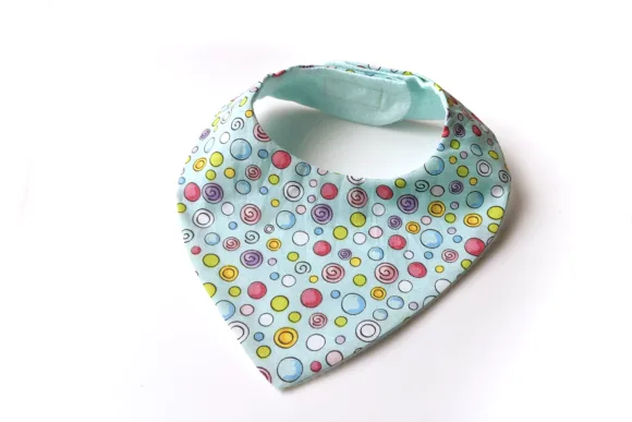 Bandanna bib in the hoop applique embroidery design